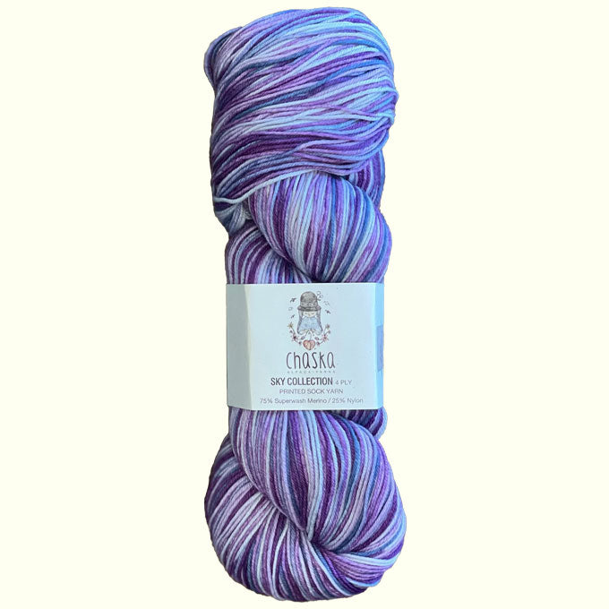 Chaska Sky Collection 4ply Printed Sock Yarn