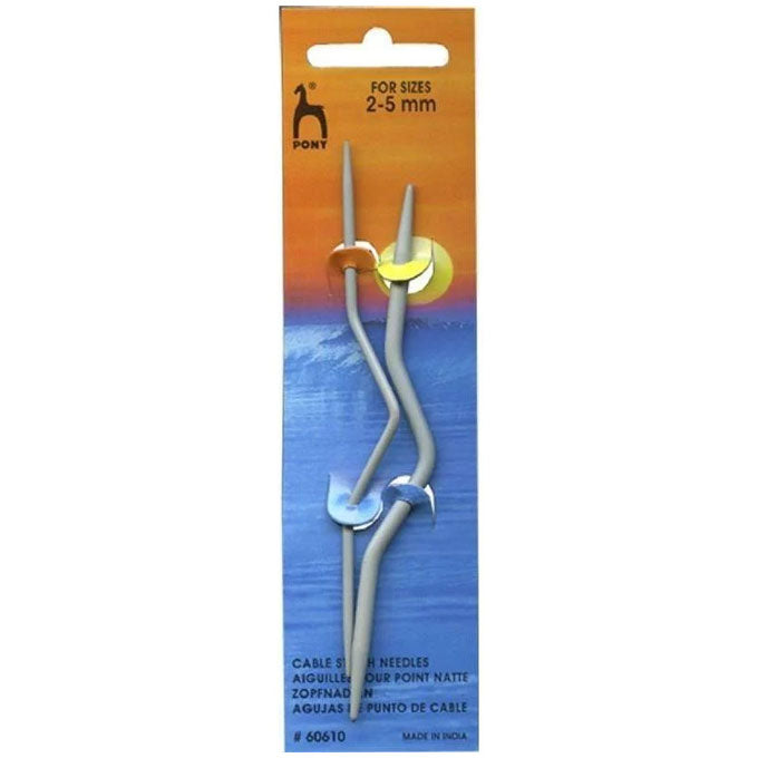 Pony Cable Needles Curved  (2.00/5.00mm)