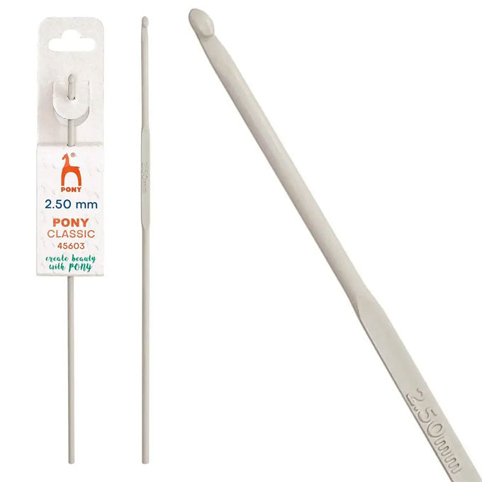 Pony Classic Metal Crochet Hook 2.50 (15cm)