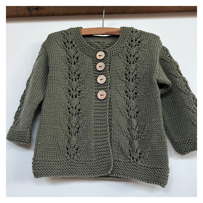 Abby Cardigan & Hat 8ply