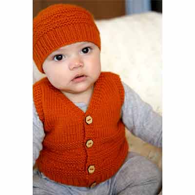 BC145 Finlay Vest and Hat 8ply