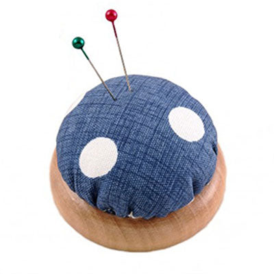 Pin Cushion - Wooden Base