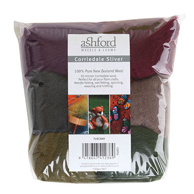 Ashford Corriedale Colour Theme Packs
