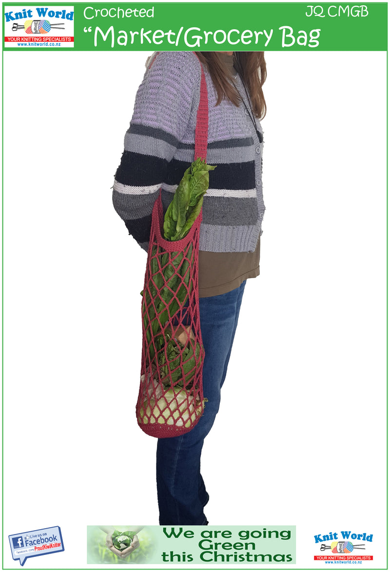Crochet Grocery/Market Bag Digital Download