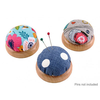 Pin Cushion - Wooden Base