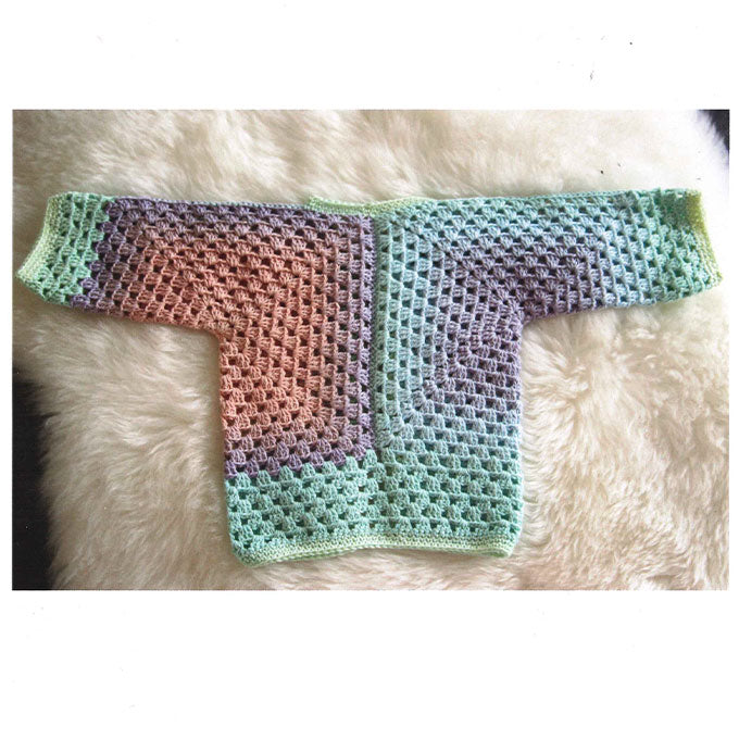 K3001 Little Granny Hexagon Cardigan