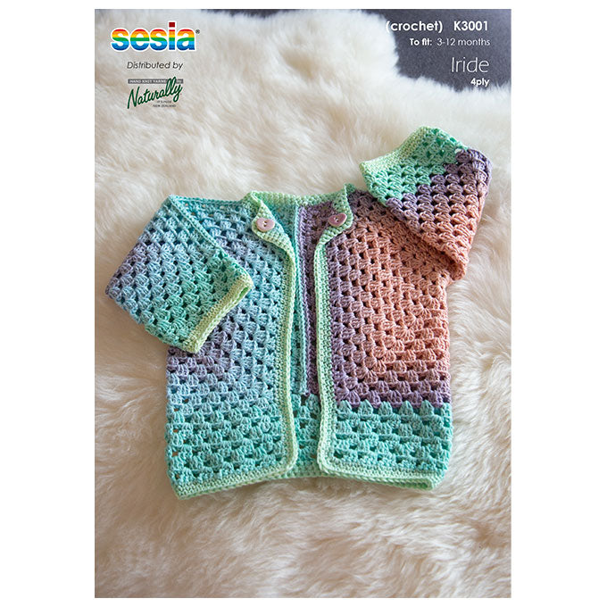 K3001 Little Granny Hexagon Cardigan