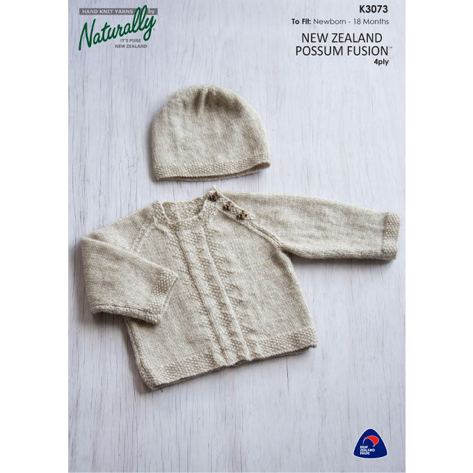 K3073 Raglan Sweater & Hat
