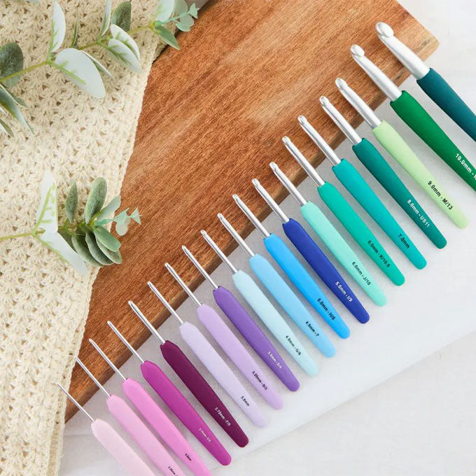 Waves 2.0 Aluminium Crochet Hooks