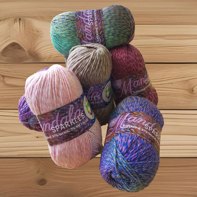 Countrywide Yarns Mandala Sparkles 8ply