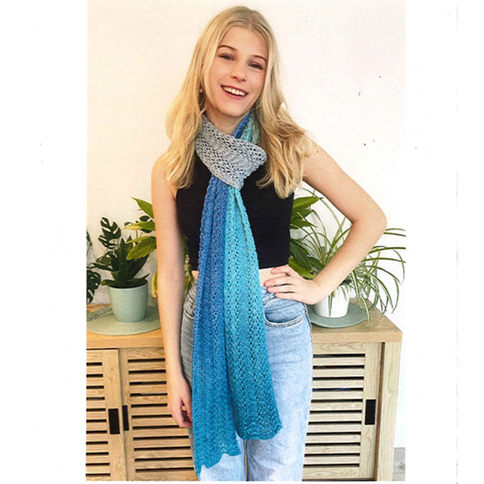 N1681 Waves Summer Scarf