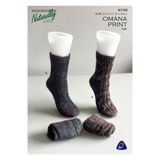 N1755 Cable Panel Socks