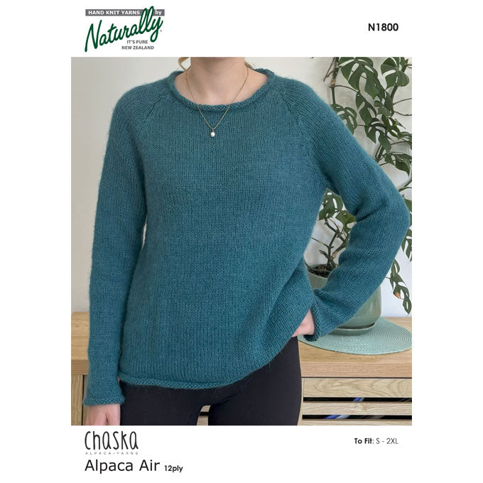 N1800 Simple Raglan Jumper