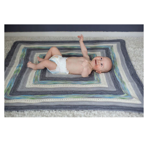 NS30 Baby's Square Blanket  8ply