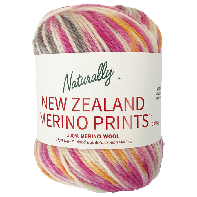 New Zealand Merino Prints 8ply