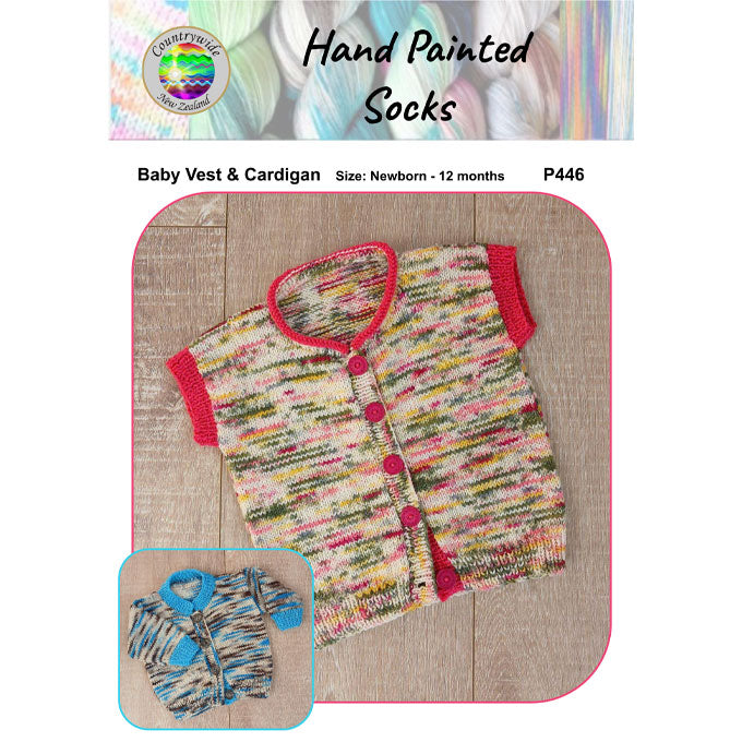 P446 Baby Vest & Cardigan