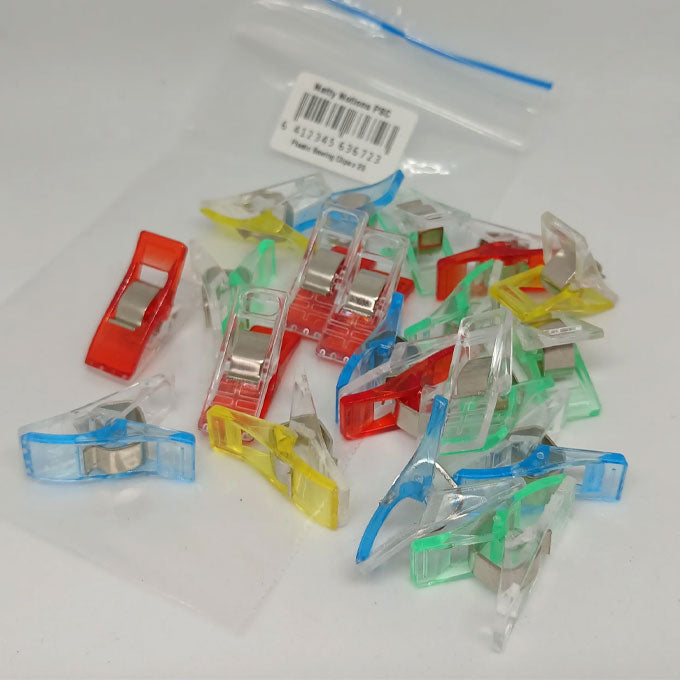 Natty Notions Plastic Sewing Clips – Pack of 20