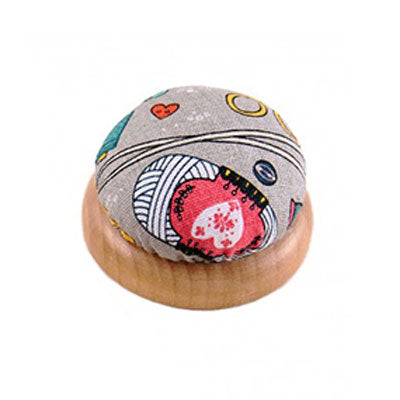 Pin Cushion - Wooden Base