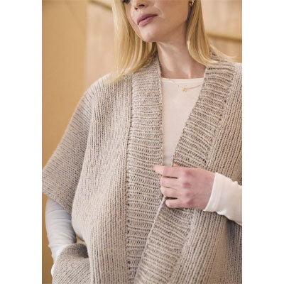 Mode at Rowan Winterton - Sleeveless Cardigan  by Quail Studio