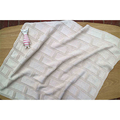 Latticework Baby Blanket Digital Download