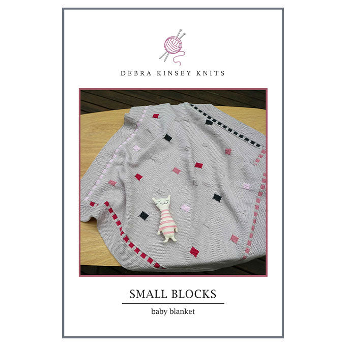 Small Blocks Baby Blanket Digital Download