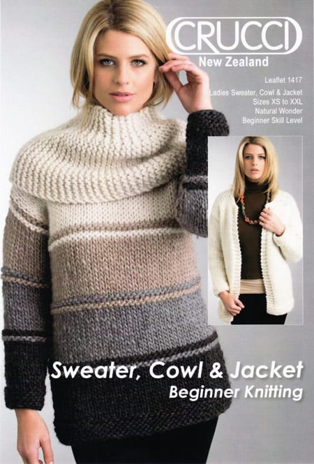 1417 Sweater, Cowl & Jacket