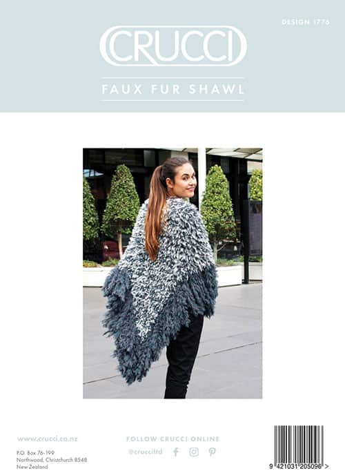 1776 Faux Fur Shawl