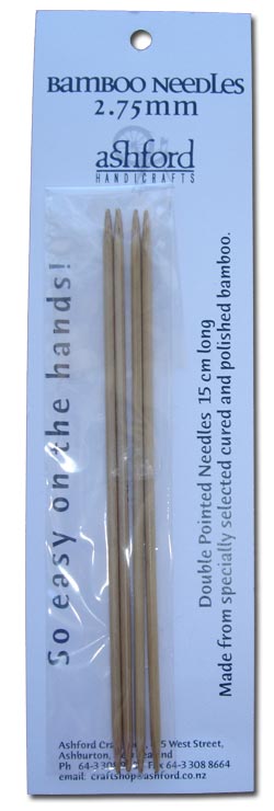 Ashford Double Pointed Bamboo Needles