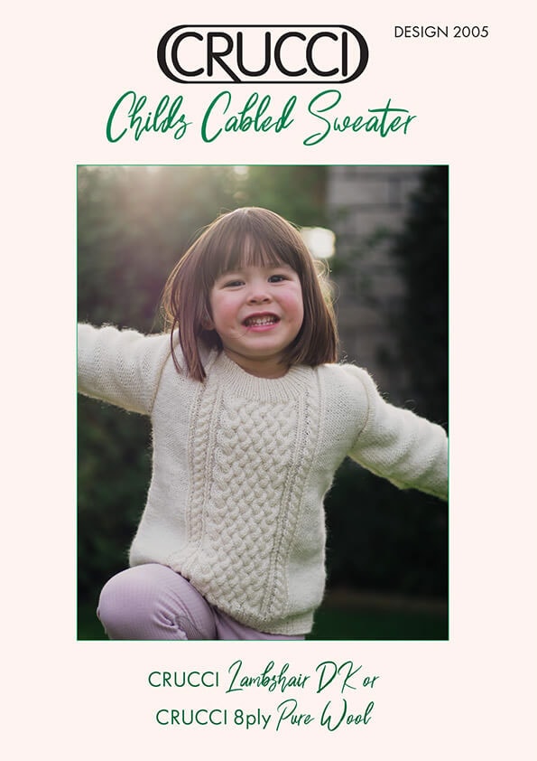 2005 Childs Cabled Sweater Digital Download