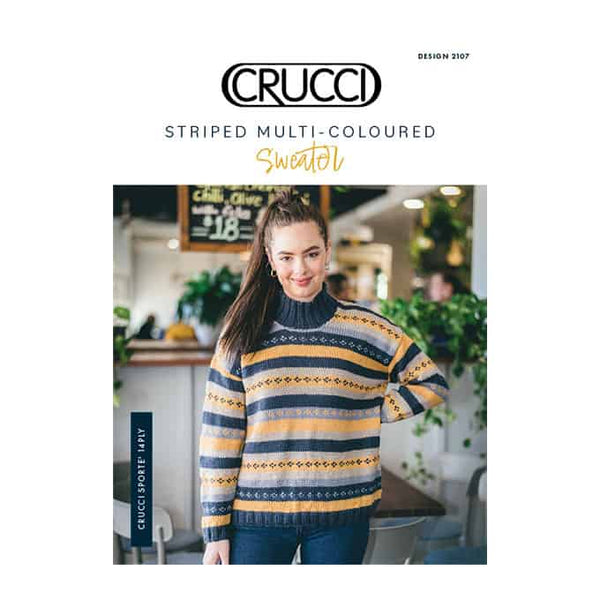 2107 Striped Multi-Coloured Sweater Digital Download