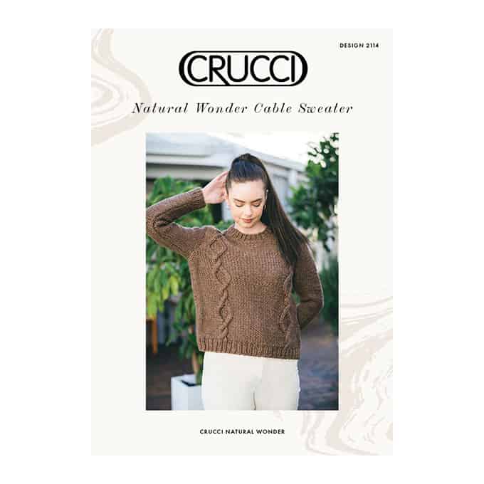 2114 Natural Wonder Cable Sweater Digital Download