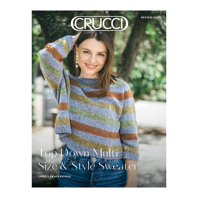 2217 Top Down Multi Size & Style Sweater