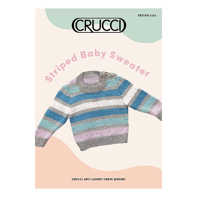 2222 Striped Baby Sweater