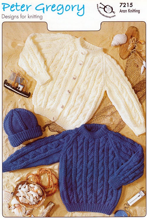 7215 Sweater, Cardigan & Hat