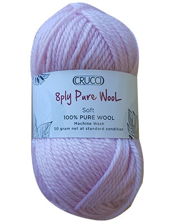 Crucci 8ply Pure Wool