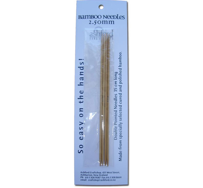 Ashford Double Pointed Bamboo Needles