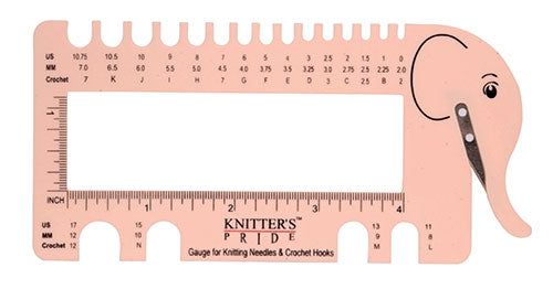 Knit Pro Needle & Crochet View Sizer with Yarn Cutter