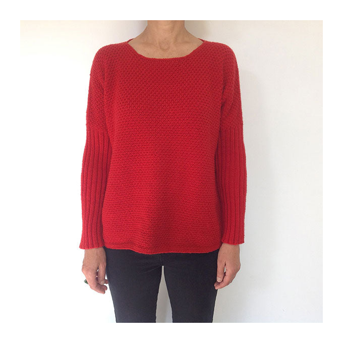 DFBK-008 Adult's Dolman Textured Sweater