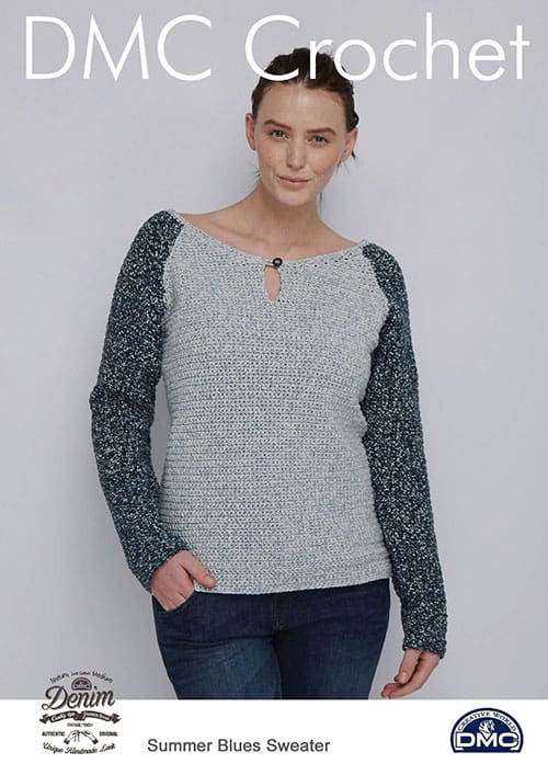 DMC15459 Summer Blues Sweater