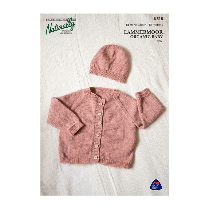 K515 Raglan Cardigan & Hat