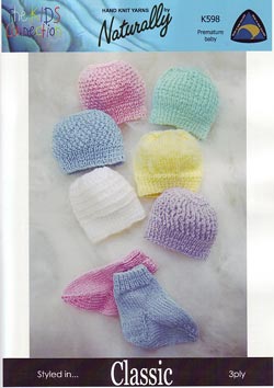 K598 Hat & Socks for Premature Baby