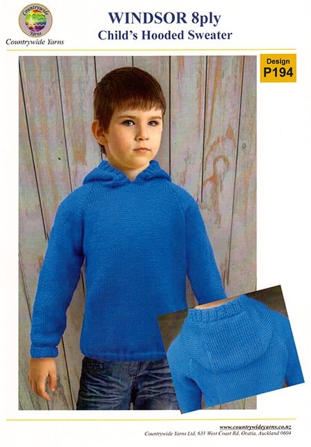 P194 Childs Hooded Sweater