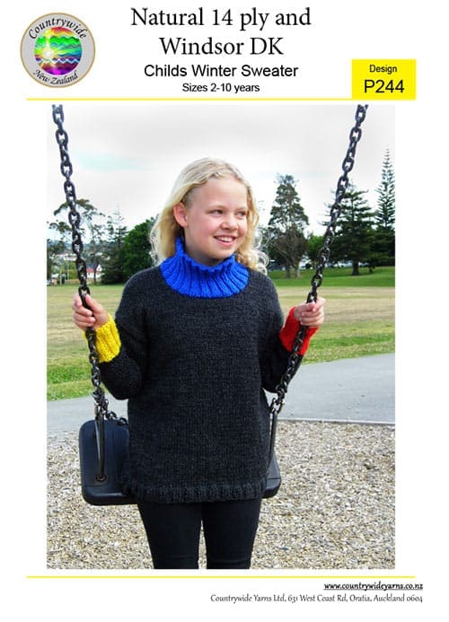 P244 Childs Winter Sweater