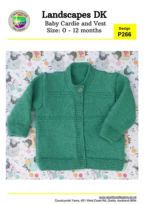 P266 Baby Cardie and Vest