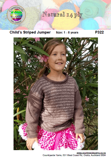 P322 Child's Striped Jumper