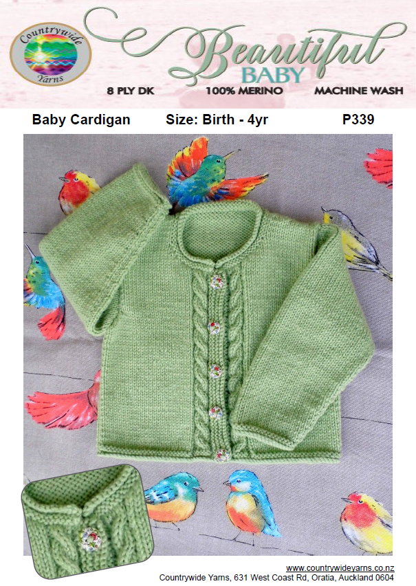 P339 Baby Cardigan