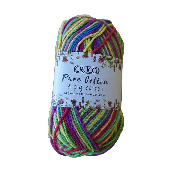 Crucci Pure Cotton Variegated 8ply