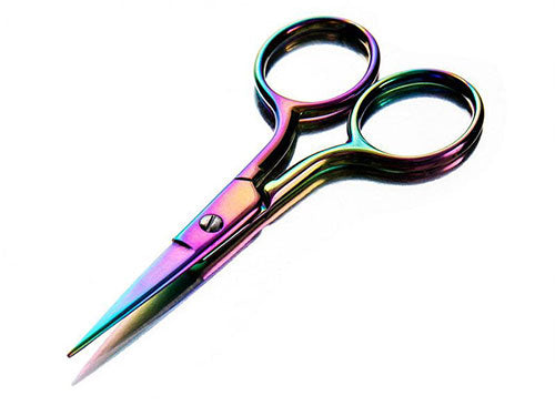 Rainbow Titanium Scissors 3.5"