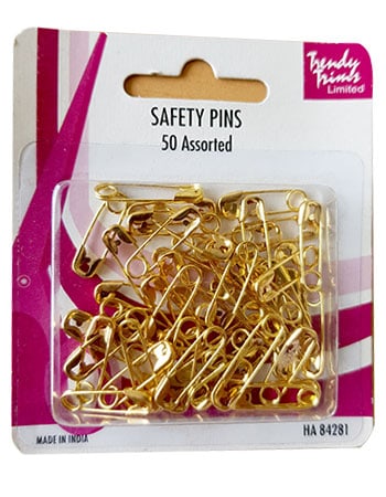 Safety Pins 50 Assorted