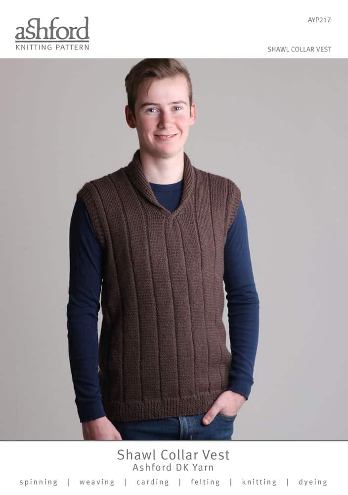 AYP217 Shawl Collar Vest